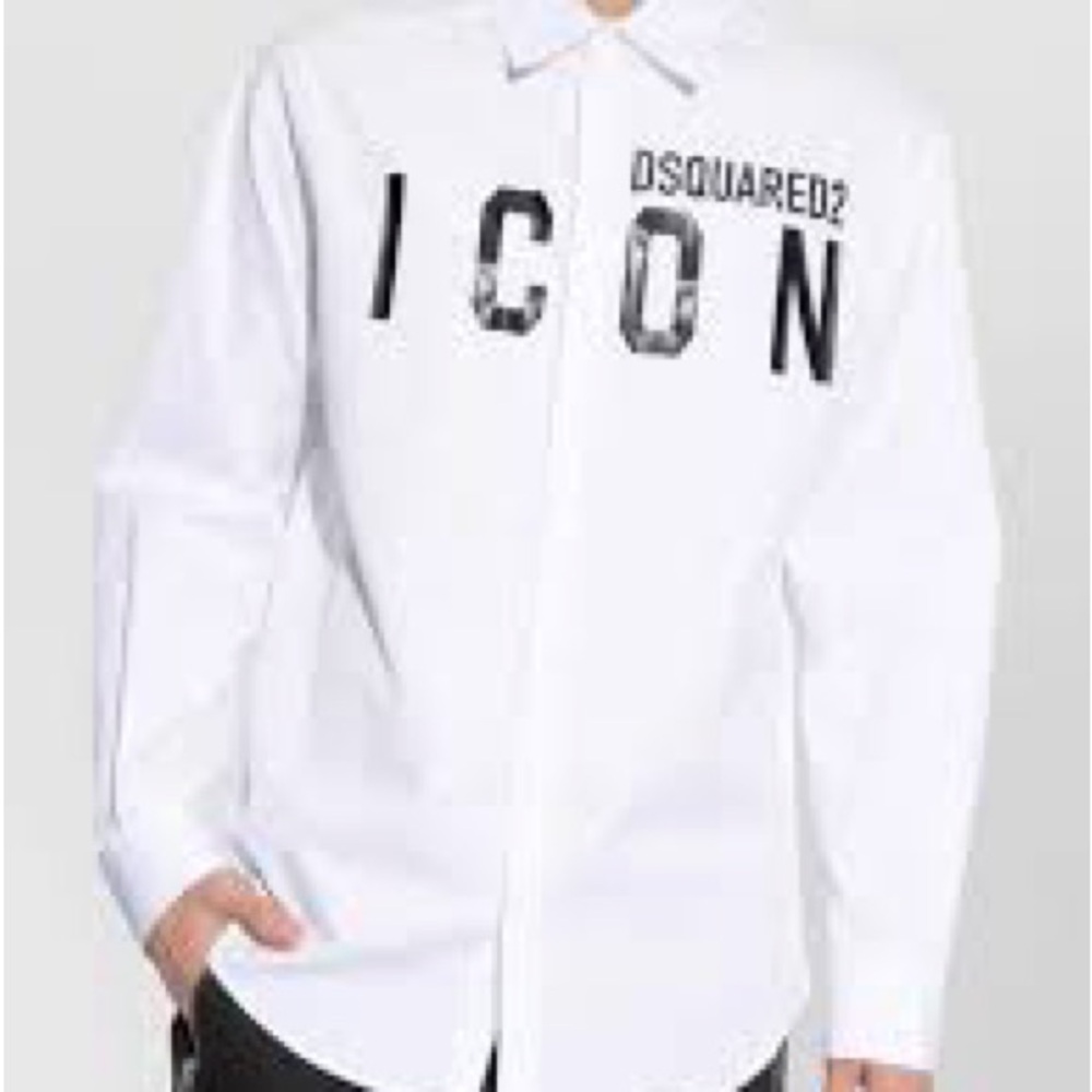 DSQUARED2 White Icon Casual Shirt